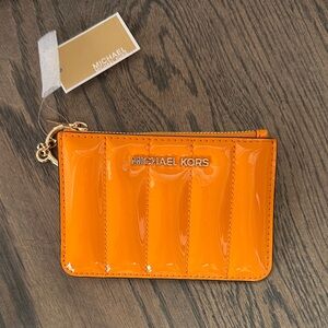 Michael Kors Jet Set Small Patent Leather Coin Purse/Wallet